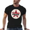 Caltex Vintage Öl Kalifornien Tankstelle T-Shirt Lässig Locker Tägliches Tragen T-Shirt