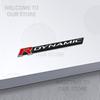 Car Decor Metal R Dynamic Letter Emblem 3D Sticker Accessories For Land Rover Range Rover Discovery L663 Tail Rear Trunk Decals BQ6