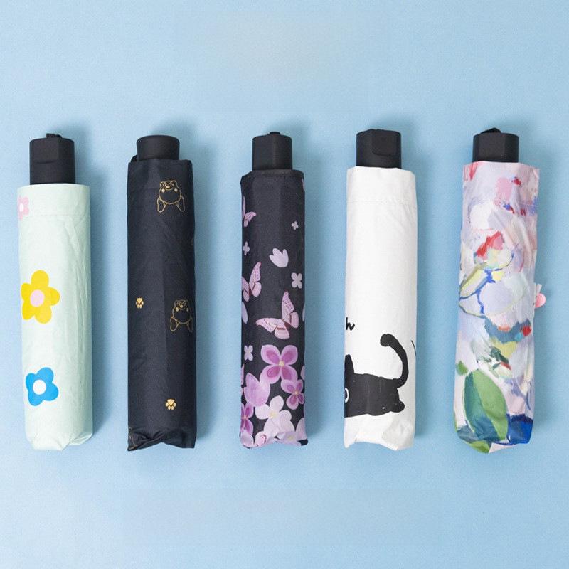 

Дитяча автоматична світловідбиваюча парасолька з антивідскоком для сонця та дощу