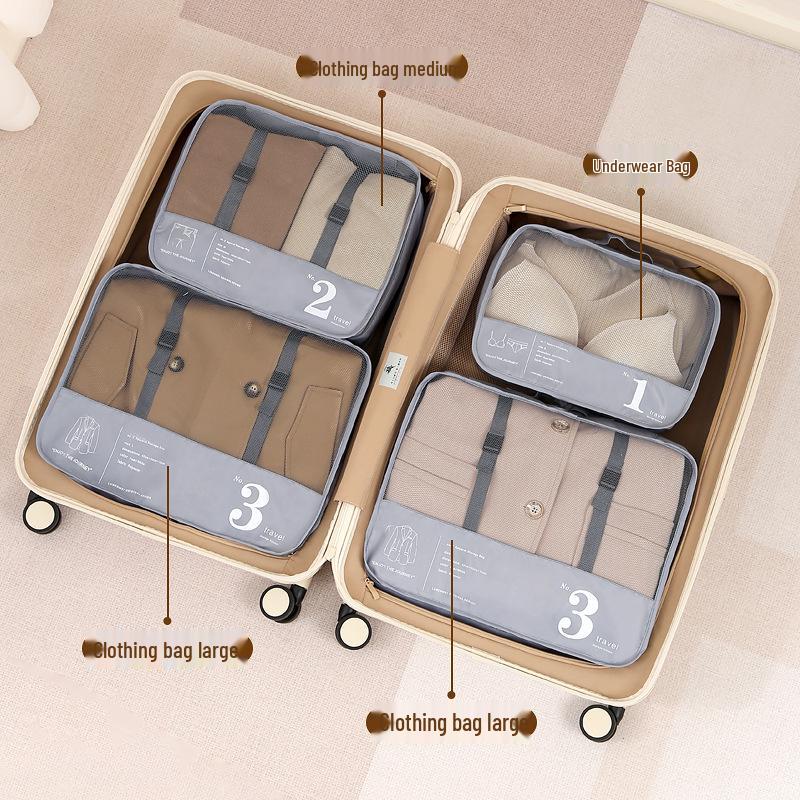 Travel Organizer Bags: Suitcase Storage for Clothes, Underwear, Pants, and Shoes - Ideal for Business Trips