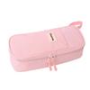 Federmäppchen mit großer Kapazität, Doppelreißverschluss-Schreibwarentasche, Multifunktionales Federmäppchen, Komprimierbare Schreibwarentasche