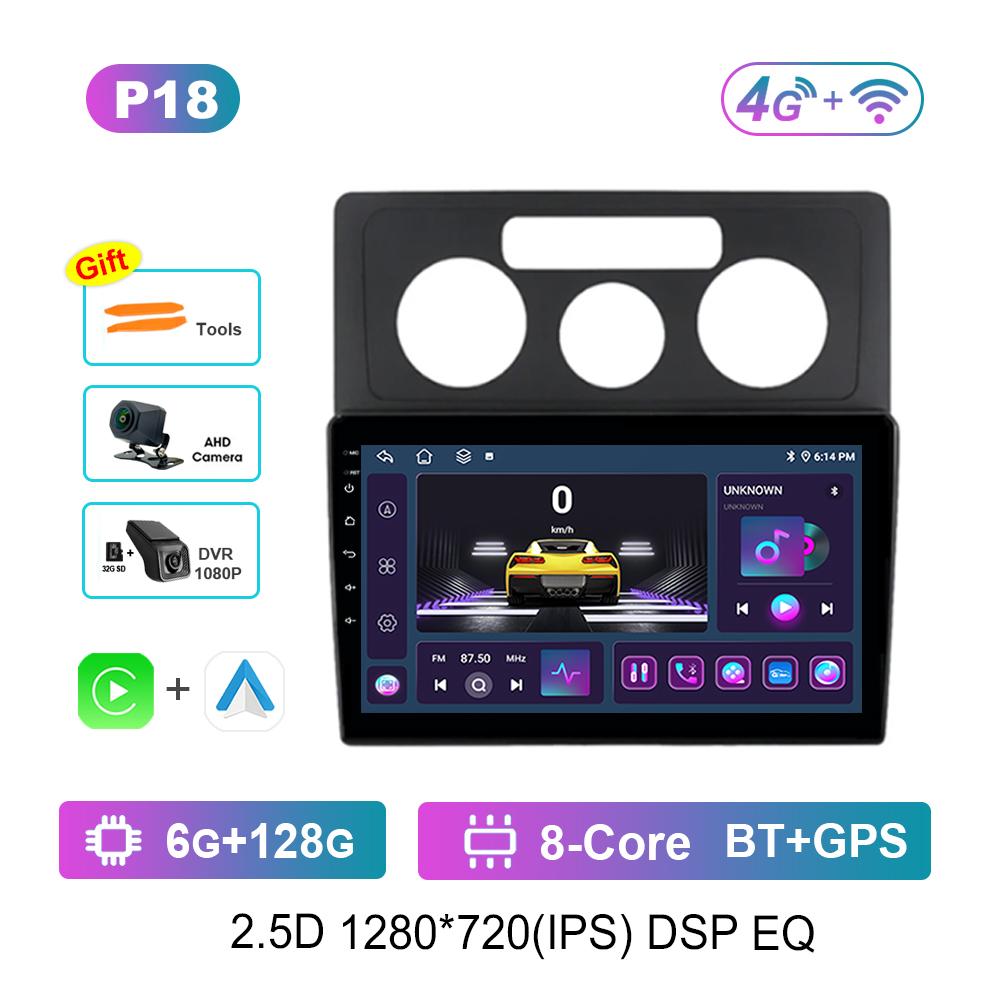 Video Multimedia Player Android Car GPS Navi 10 '' for VW Volkswagen Caddy 2K 3 2004 - 2010 Carplay WiFi Touch Screen Bluetooth
