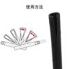 Spork Set 72 Pc Set Motorcycle/Bicycle Spoke Guard PE Material High Heat Resistant for Wheels Soft Durable Black