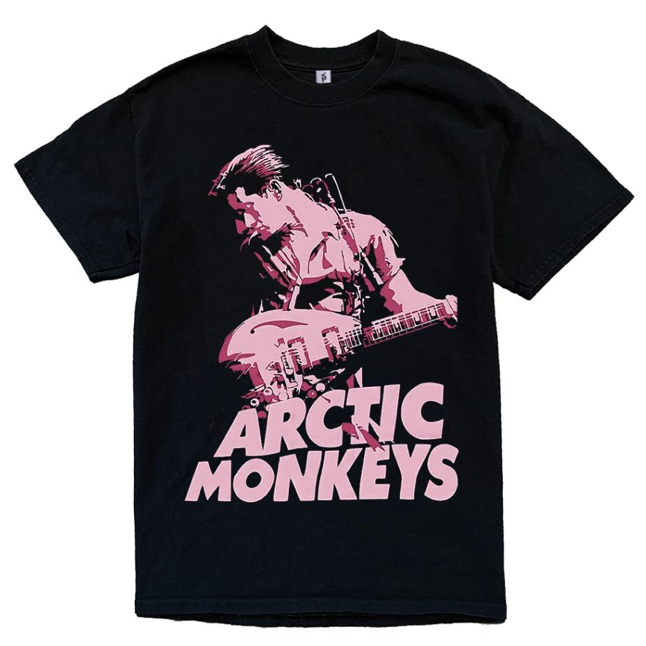 2025 New MVintage Arctic Monkeys Shirt Short Sleeve T-shirt Men Women Loose Norwegian Y2k Black Metal Rock Band Half Sleeve