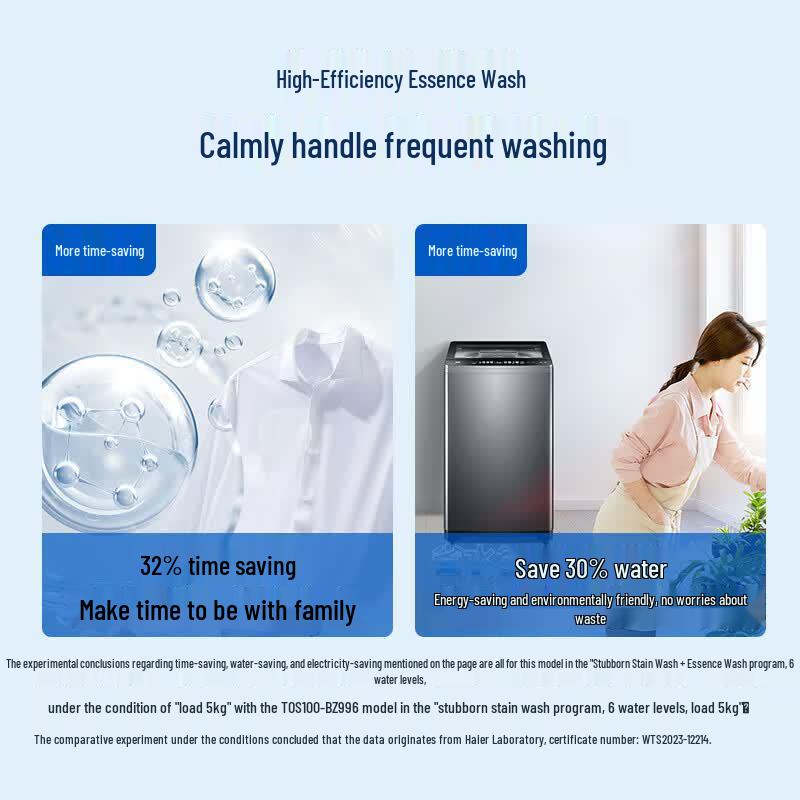 Haier Yunxi 10kg Inverter Pulsator Washing Machine CN plug (adapter included)