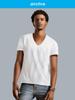 Summer Inner Cooling Size 2L [fun.] Men's Shirt, Sweat-wicking, Quick-drying, Touch, 3-Pack, V-neck, AIRCTIVE, Gray,