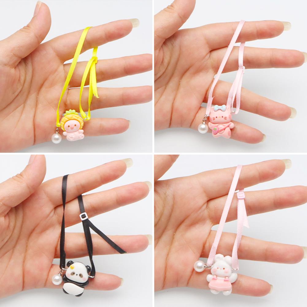 Mini Doll Crossbody Bag DIY Dress Up Ornaments Dollhouse Clothing Toy Doll Accessories Pendant For 11/Labubu/Baby ThreeV3