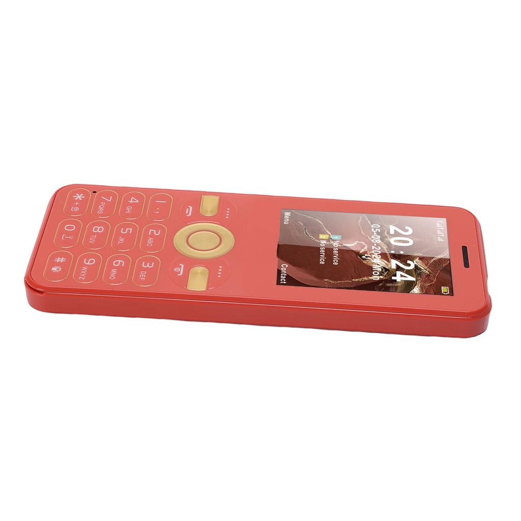 2G Phone   Slim 2.4 Inch Color Display Double SIM Double Standby Senior Mobile Phone with Flashlight Large Volume Big Buttons