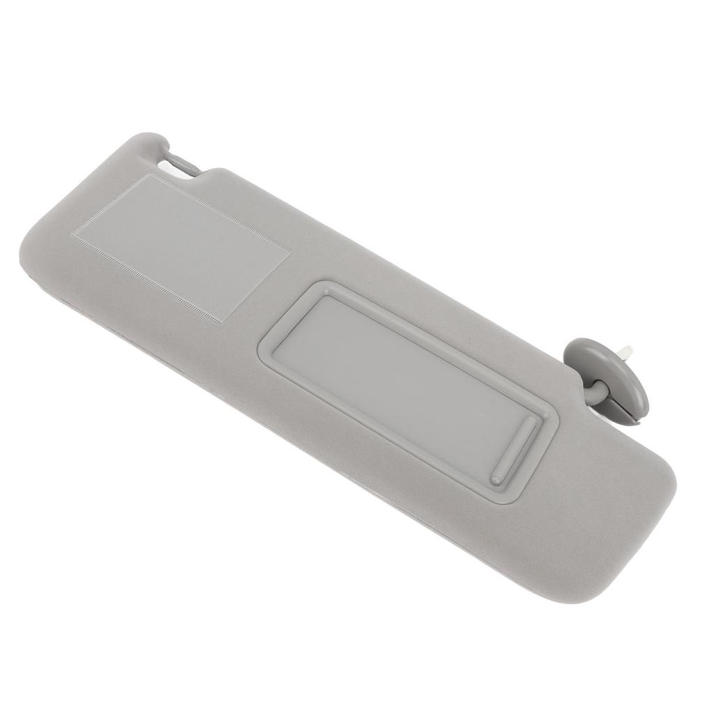 Car Sun Visor Gray Multifunctional Rugged Durable Side Sun Visor with Lamp and Mirror For Land Cruiser Prado Right: