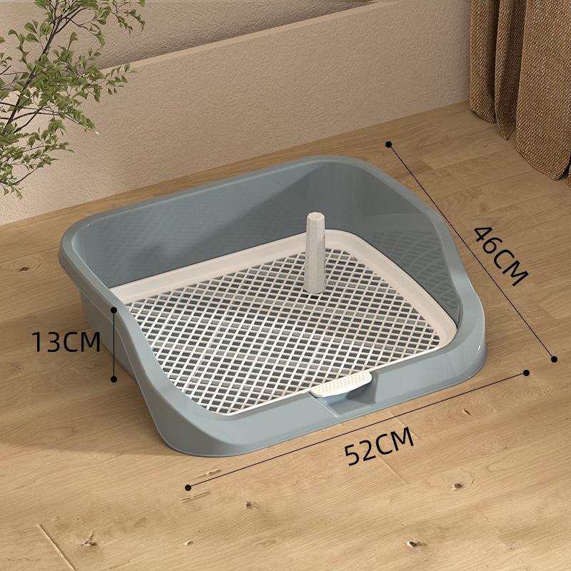 

Очень большой плоский туалет для собак средних и крупных пород - Конструкция против перешагивания, Идеально подходит для дрессировки Dog Toilet