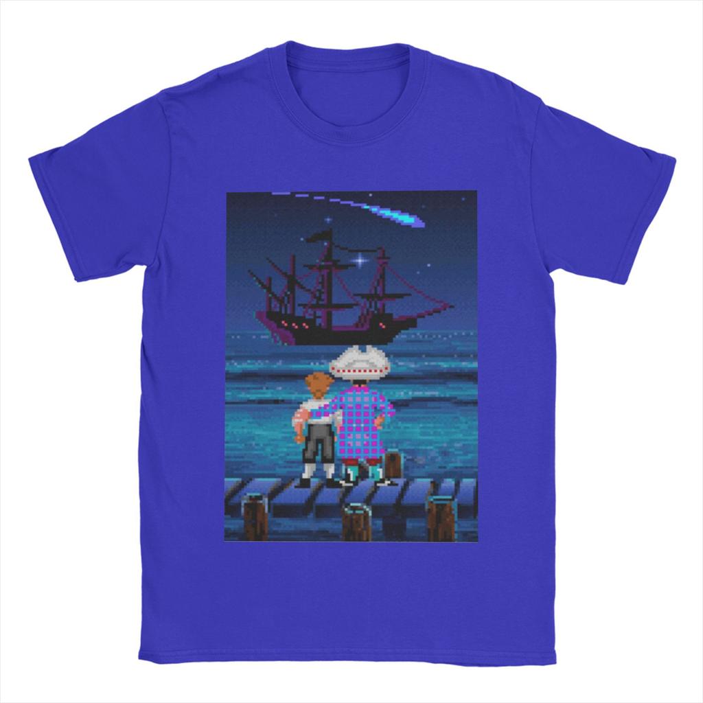 Monkey Island Guybrush and Stan Tee Shirt for Men Women Fashion T Shirts  100% Cotton Clothing