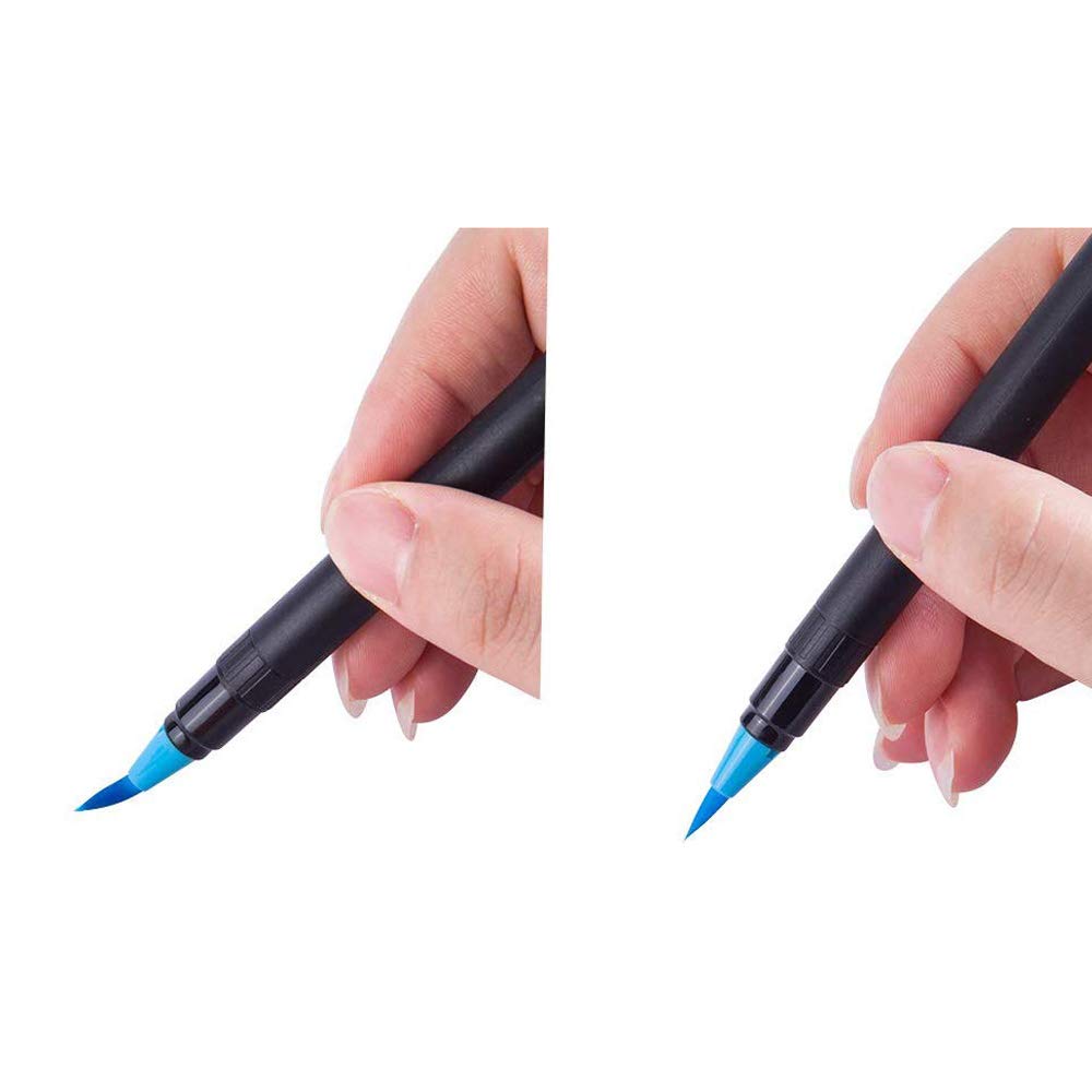 1 pack of 24 color brush pens brush watercolor Delivery within business (watercolor pens, pens). 3-5 days.