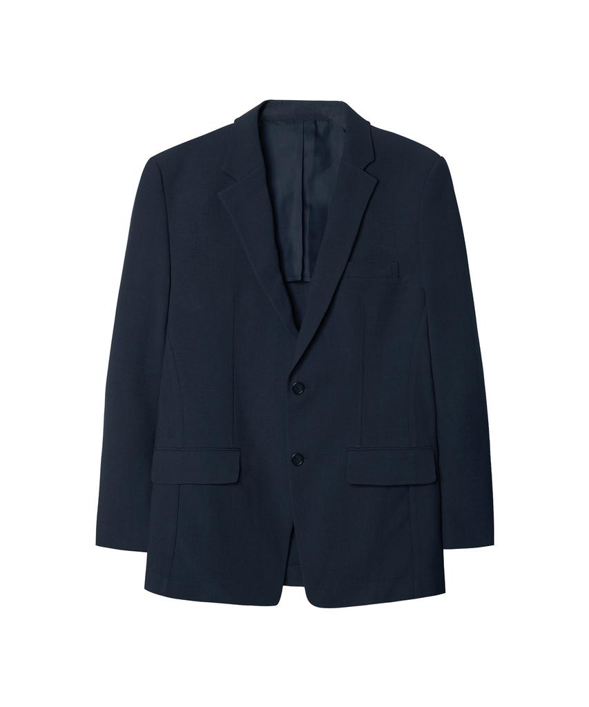 Yale Stretch Comfortable Suit Setup - Wide Fit_Navy