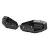 2PCS Motorcycle Hand Guard Protective Universal Polycarbonate Motorbike AccessoryBlack