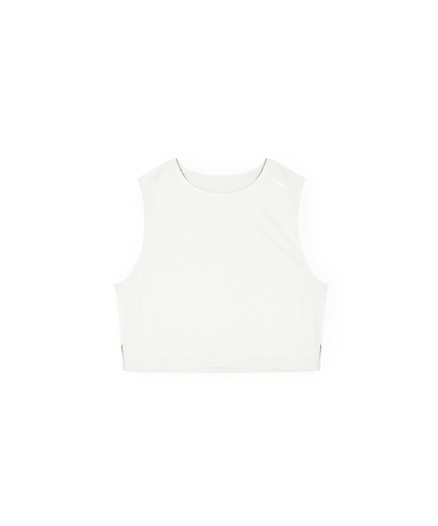 Beulaunyadeubaelleonseu W Performance Crop Singlet, Off-White