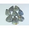 415Cts. Natural Marcasite Pear Shape Cabochon Loose Gemstone 08Pcs Lot C-318