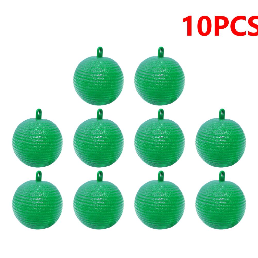 10PCS Fly Ball Traps 8cm Insects Fly Swatter Fruit Flies Trap Reusable Hanging Trap Ball Pest Repeller Killer Garden Supplies
