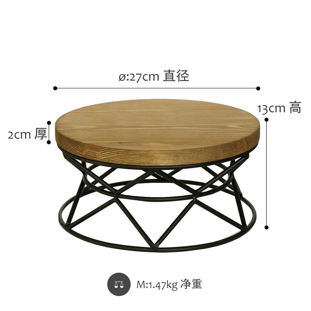 Wood Cake Stand Wedding Table Decoration Fondant Cake Display Home Decoration Kitchen& Bar 24cm/27cm Table Racks