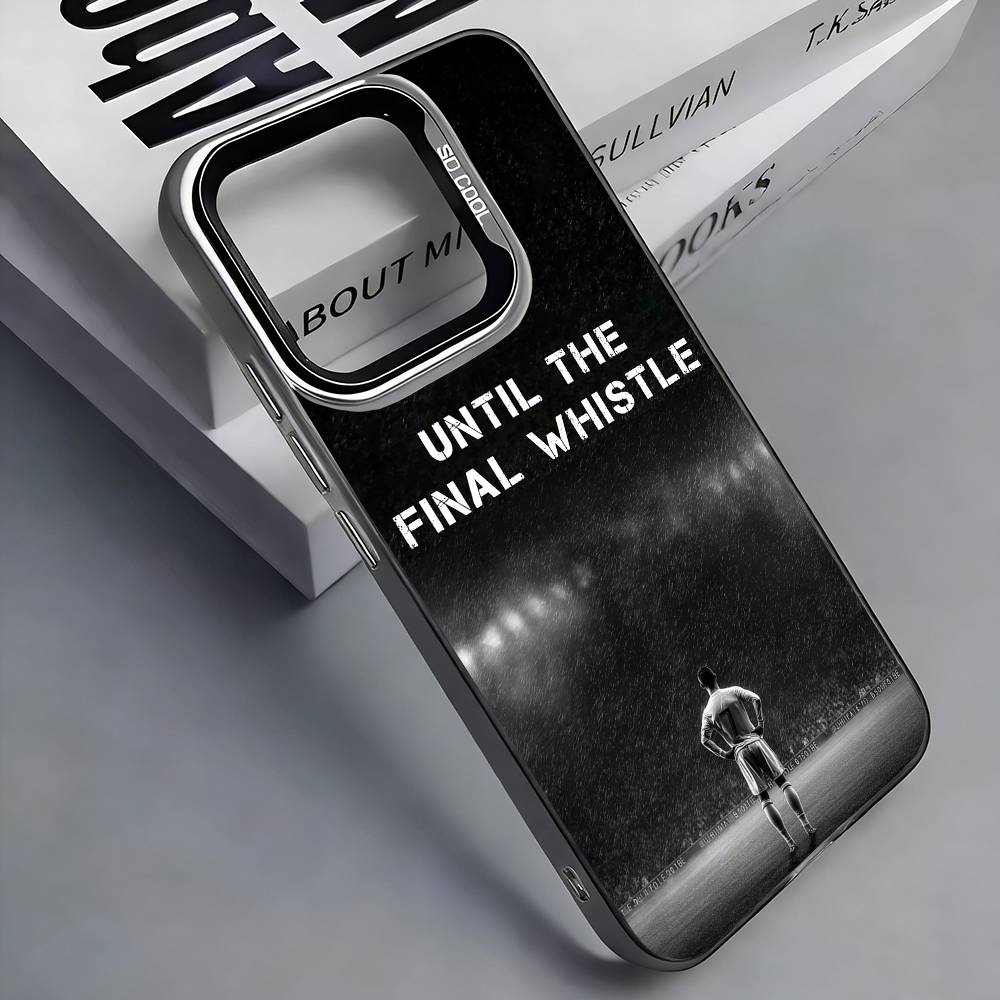 C-Cristiano R-Ronaldo Phone Case For iPhone 17, 16,15,14,13,12,11 Plus,Pro Max, Colorful Silver Funda Cover