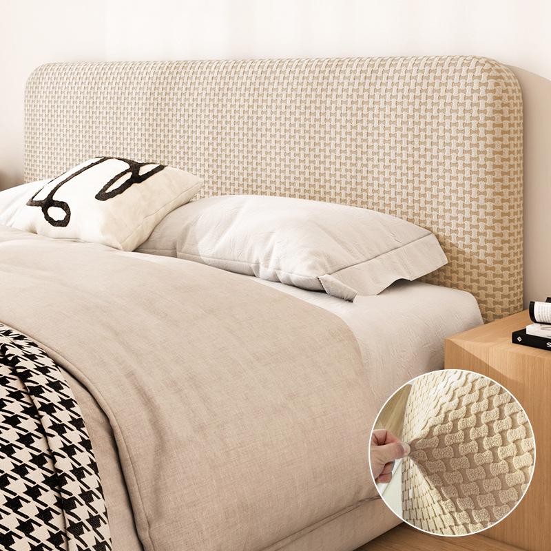 Чехол на изголовье кровати, эластичные чехлы на изголовье, пылезащитный защитный чехол для льняной ткани, тафтинговое мягкое изголовье