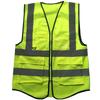 Hi-Vis Fluorescent Yellow Mesh Reflective Vest with Logo