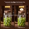 Sparkling Wine Sealed Jar,  High Borosilicate Glass Bottle for Home Brewing, Fruit Wines like Lychee, Green Plum, Bayberry.