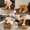 Soft Leather Version~ Snow Boots Women's 2025 Winter New Thick-soled High Tube Two Wear Folded Fashion Thickened Warm Cotton Shoes