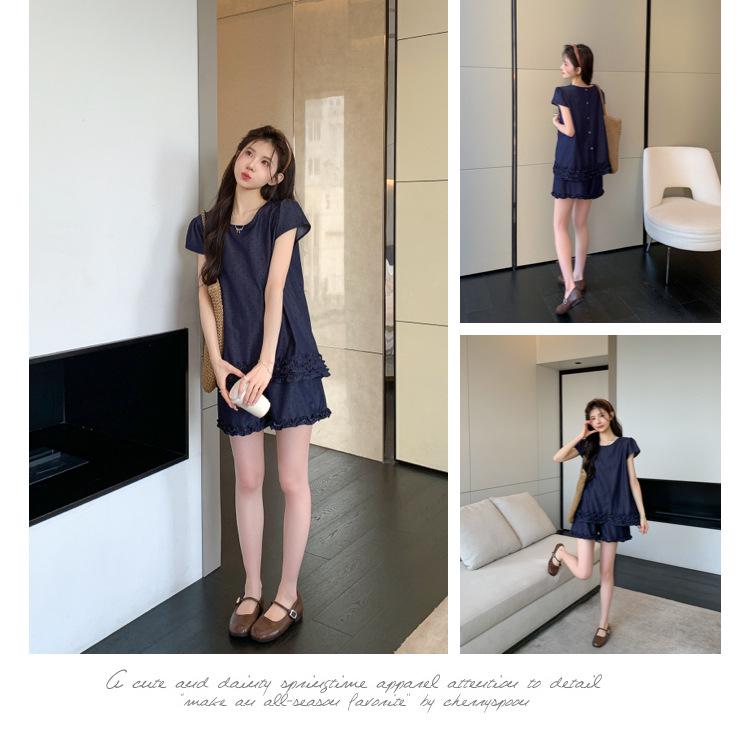 Plus Size Maternity Summer Outfit - 2026 Tencel Denim Set