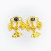 Literary Retro Vntage Devil Eye Fringed Earrings Exaggerated Design Sense Earrings Women
