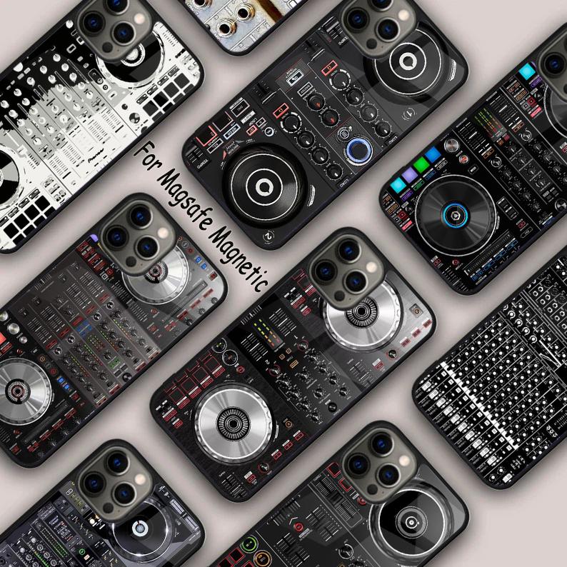Electronic Music DJ Controller Mixer Magnetic Phone Case For APPLE iPhone 17 Air 16 14 13 12 Pro Max 15 Plus MagSafe Cover