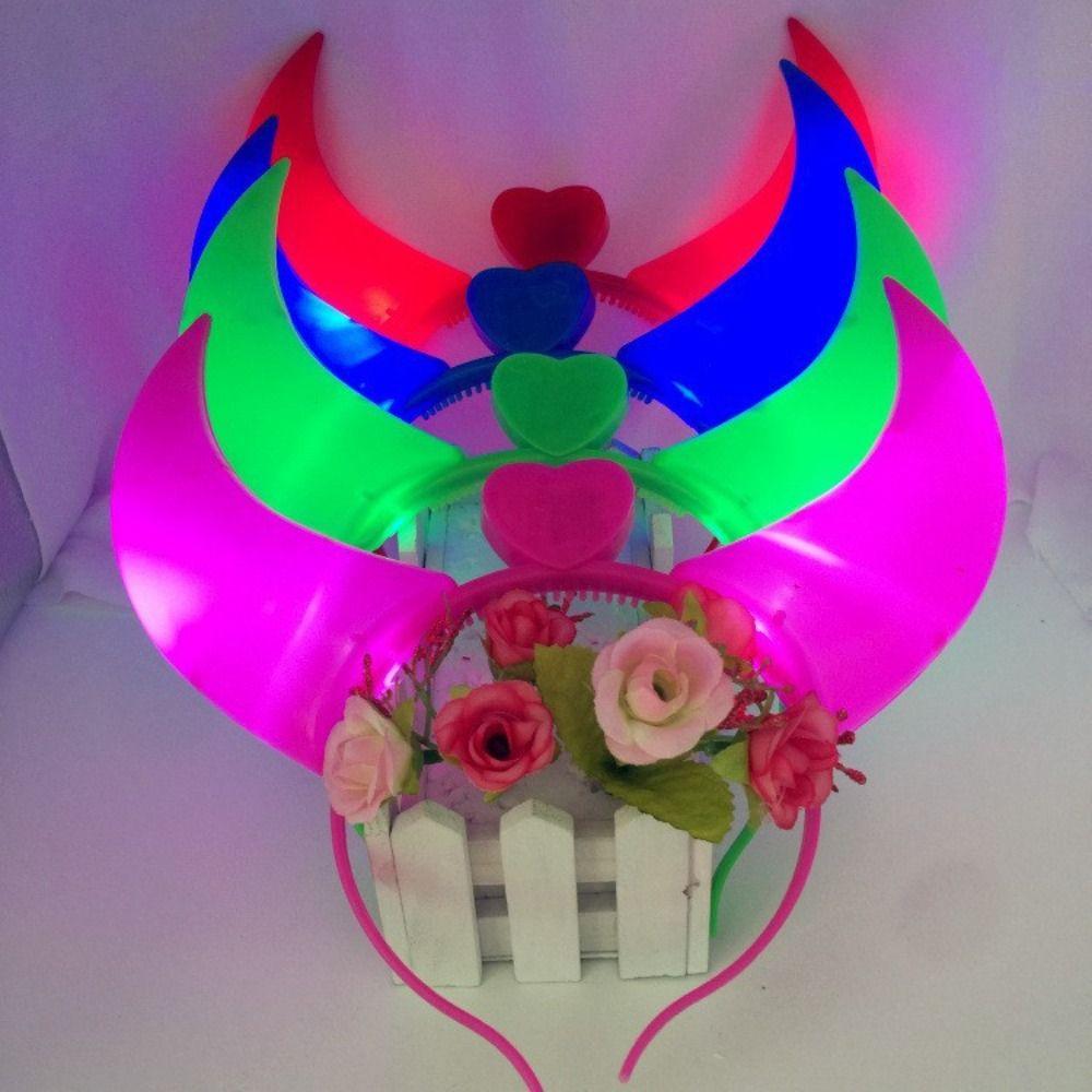 

Letter LED Glow Headpiece Plastic New Year Headdress 2024 Happy New Year Headband Prom Props G