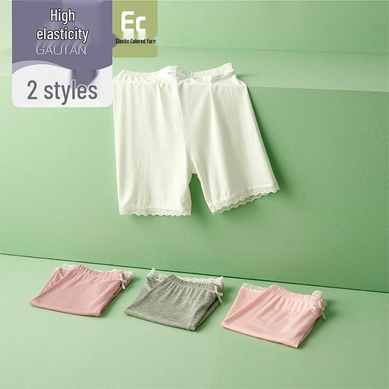 Zomerse Schooluniform Shorts voor Meisjes - Anti-Blootstelling Modal Shorts - Ademend en Comfortabel voor Kinderen