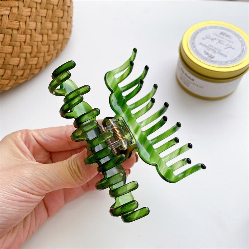 Layered Fashionforward Double Hair Claw Clip For Women In Striking Colors And Styles Elegant