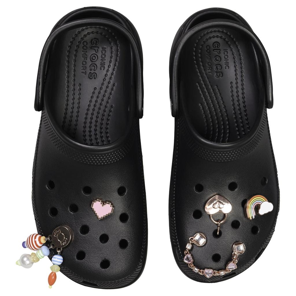 Crocs Classic Platform Clog Black Women Sneakers 206750-001