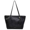 Large-capacity bag women's autumn and winter simple and versatile shoulder retro bag textured commuter tote bag