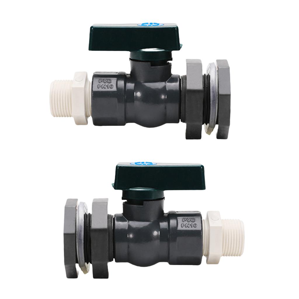 Durable Spigot Kit for Rain Barrels Quick Install Plastic Ball Valve Spigot Set for Home and Garden Water Systems