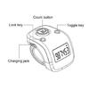 1Pc 6 Digit Beads Prayer Counter Digital LCD Finger Ring Tally Counter