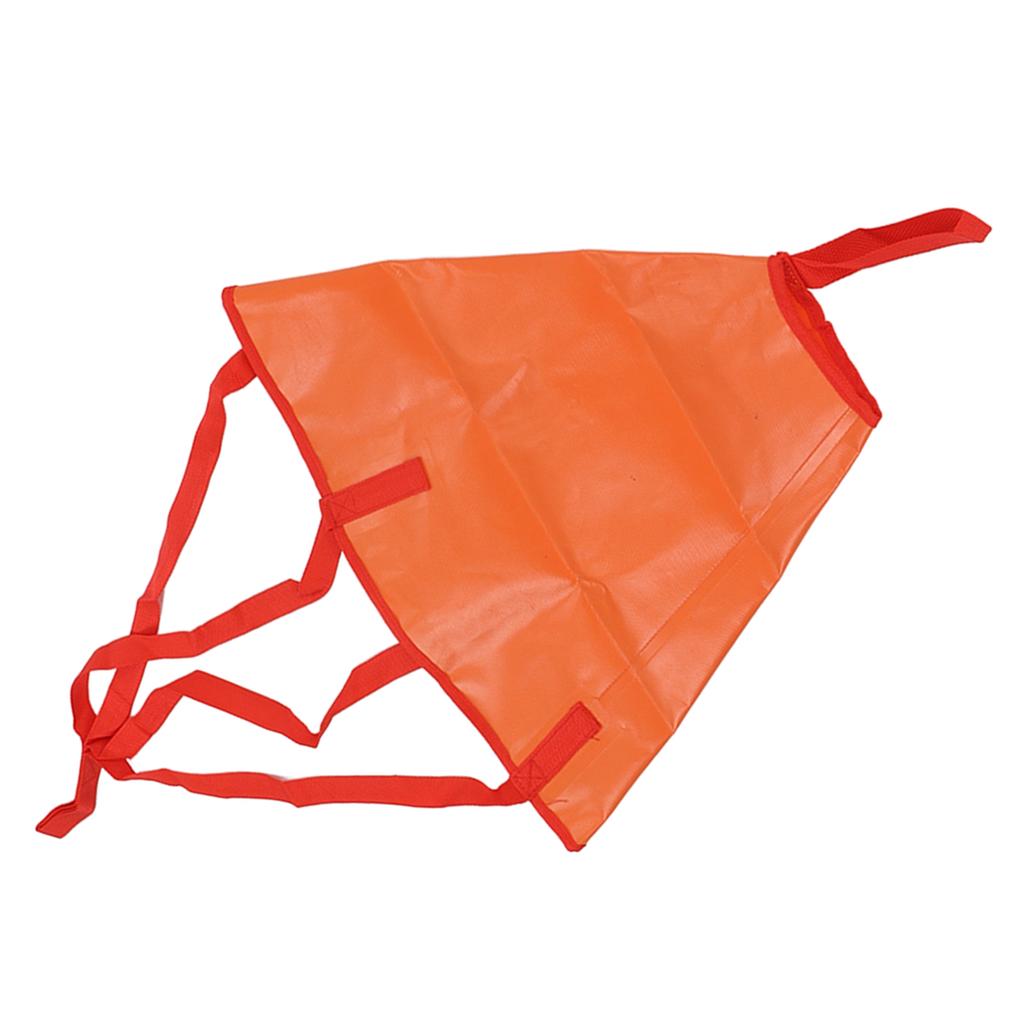 Sea Anchor Drift Kit Sea Boat Drift Sock Anchor Drogue Kayak Accessories Small Orange Anchor Big Drogue