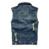 E 95427 Casual Slim Fit Denim Vest Slim Fit Denim Vest