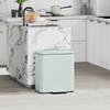 40L Dual Compartment Rubbish Bin, with Soft-Close Lid - Green