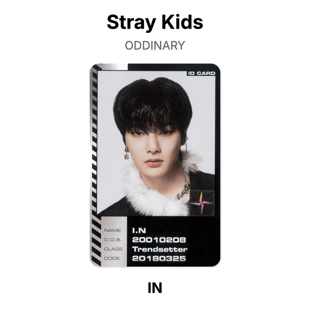 Stray Kids ODDINARY Official Photocard