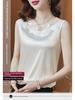 Women's Lace V-neck Camisole, Wide Shoulder, Sleeveless, Loose Fit, Large Size, 2021 Spring/Summer Trendy Inner Wear Top