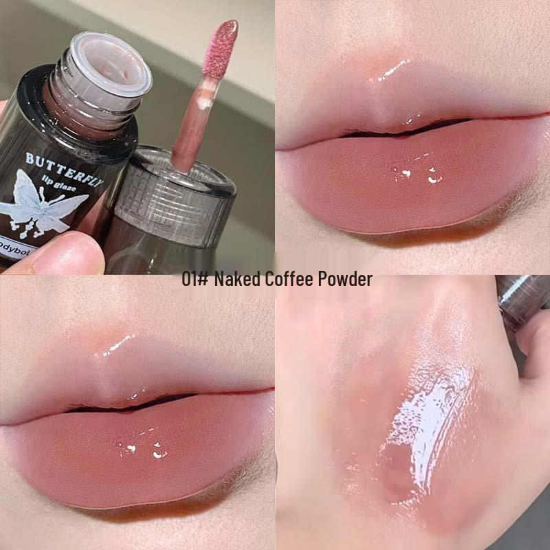 

Kodyboll Серия Bow: Водянистый блеск для губ - Увлажняющая помада с зеркальным блеском для пухлых, желейных губ (KO01) 4.5g