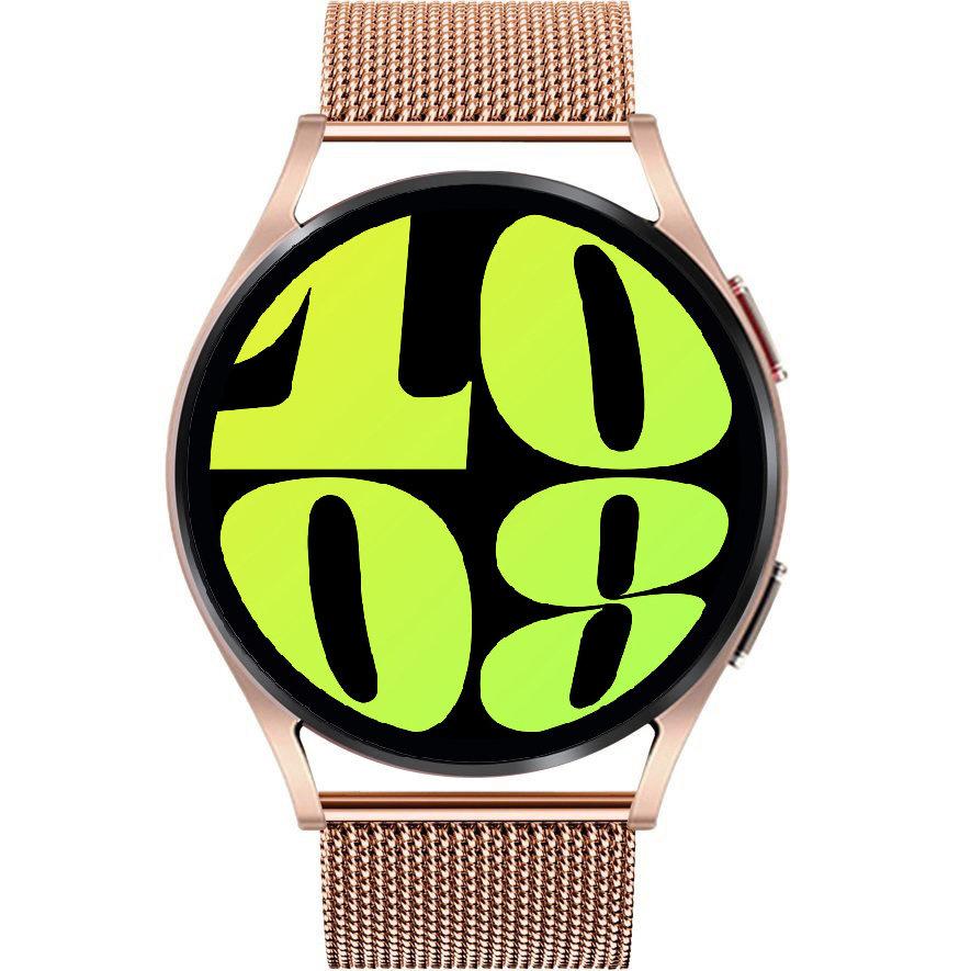 Bracelet + Case with Screen Protector for Samsung Galaxy Watch 6 40mm, Rose Gold