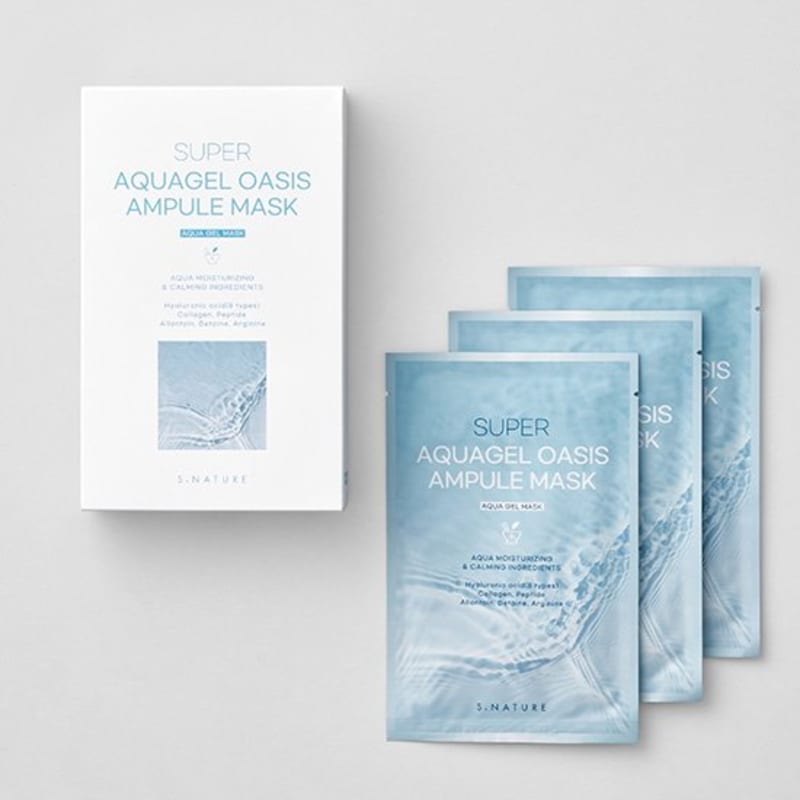 

[Snature] Супер Аква Гель Оазис Ампульная Маска Пак 10 листов