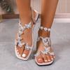 Women Flat Sandals Summer Elegant Women Shoes Anti-slip Comfortable Butterfly Sandals Beach Footwear Sandalias De Mujer