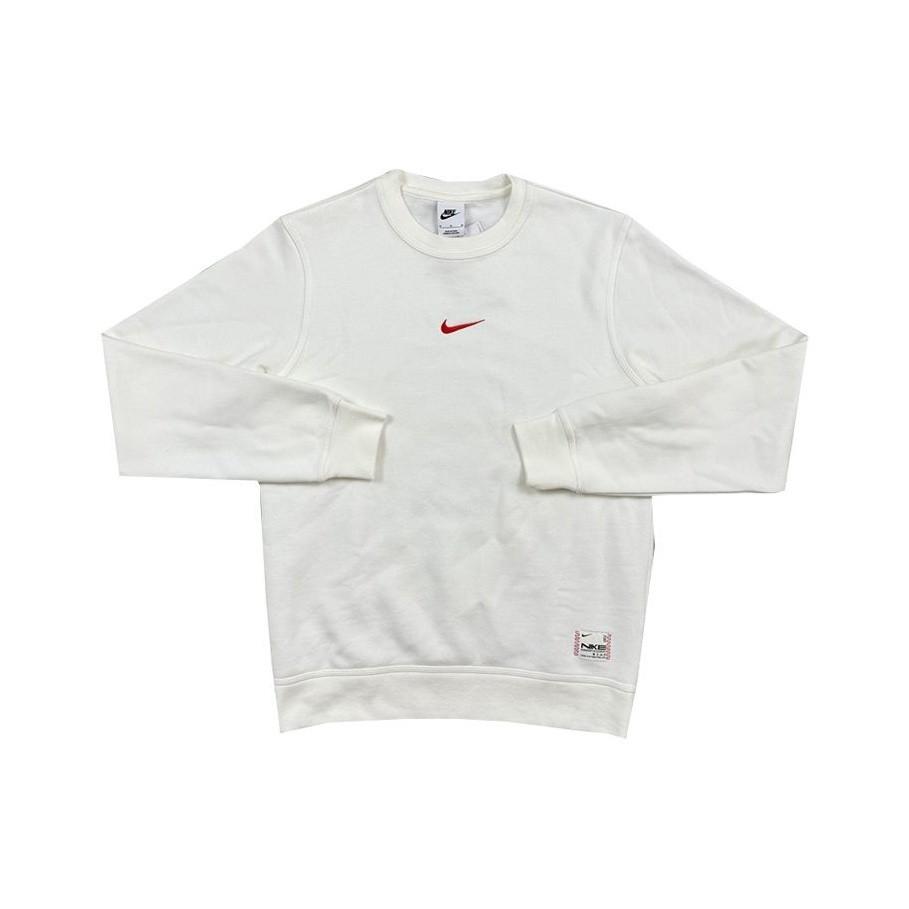 Nike Crew Neck Fleece-Lined Warm Sports Casual Sweatshirt for Men