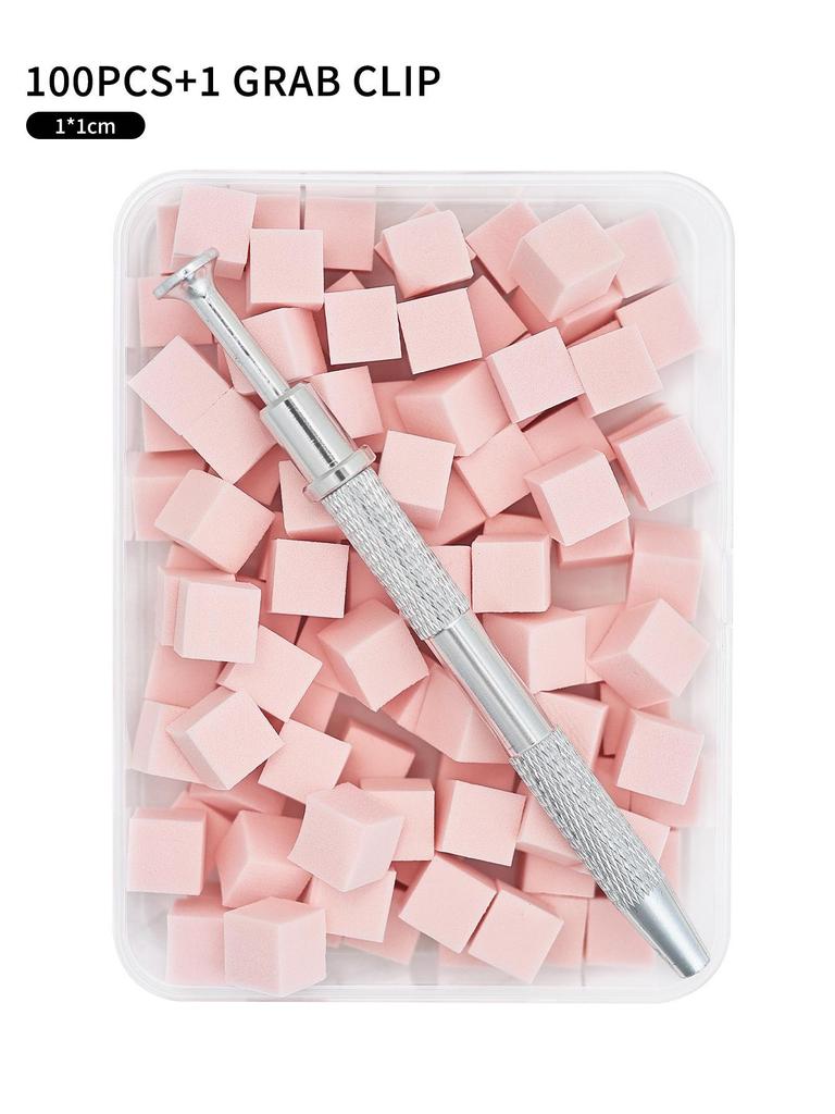 Mini Gradient Blush Nail Sponge: Non-Stick Multi-Sided Tool for Nail Art