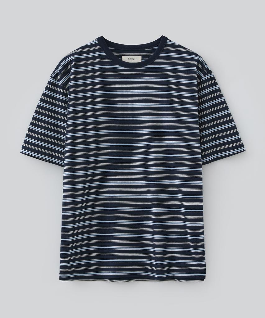 Pabeulega Breathe Multi-Stripe T-Shirt (Navy)