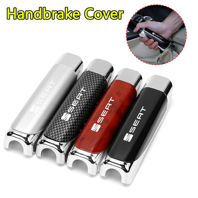 Auto Handbremse Carbon Parkbremse Handbremsgriffe Schutzhülle Für Seat FR Leon Ibiza Altea Exe 5f Mk2 TARRACO Zubehör